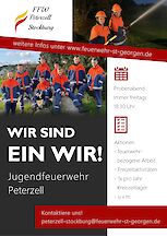 Artikelvorschaubild Die Jugendfeuerwehr Peterzell sucht neue Mitglieder