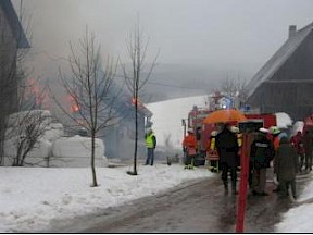 Artikelvorschaubild 23.01.2009 - Gebäudebrand