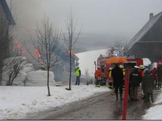 Bild für Artikel 23.01.2009 - Gebäudebrand