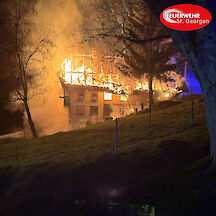 Artikelvorschaubild 28.03.2024 Gebäudebrand Langenschiltach