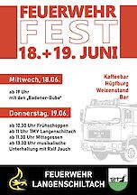 Artikelvorschaubild Feuerwehrfest Langenschiltach