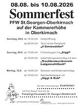 Artikelvorschaubild Sommerfest der Abteilung Oberkirnach