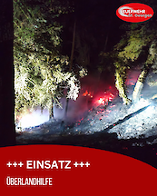 Artikelvorschaubild Unterstützung bei Waldbrand in Schramberg