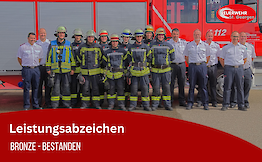 Artikelvorschaubild Leistungsabzeichen Bronze erfolgreich bestanden!